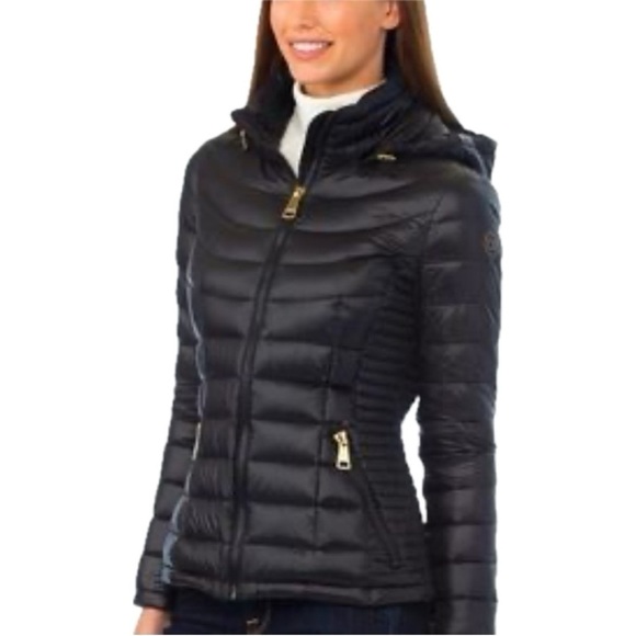 Calvin Klein Down Lightweight Packable Puffer Jacket with Attached Hood Size S - Picture 2 of 16